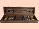 Набір шампурів "Люкс міні" у коричневому кейсі LUX-MINI-002 фото 1